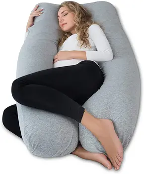 U Shaped Pregnancy Pillow - Full Pregnancy Pillow - Maternity Body Pillow for Pregnant - for Side Sleeping and Back Pain Relief