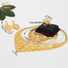 Jewelry Necklace Set Wedding Fashion China Manufacturer Alloy 24K Gold Necklace Jewelry Set For Wedding Gifts