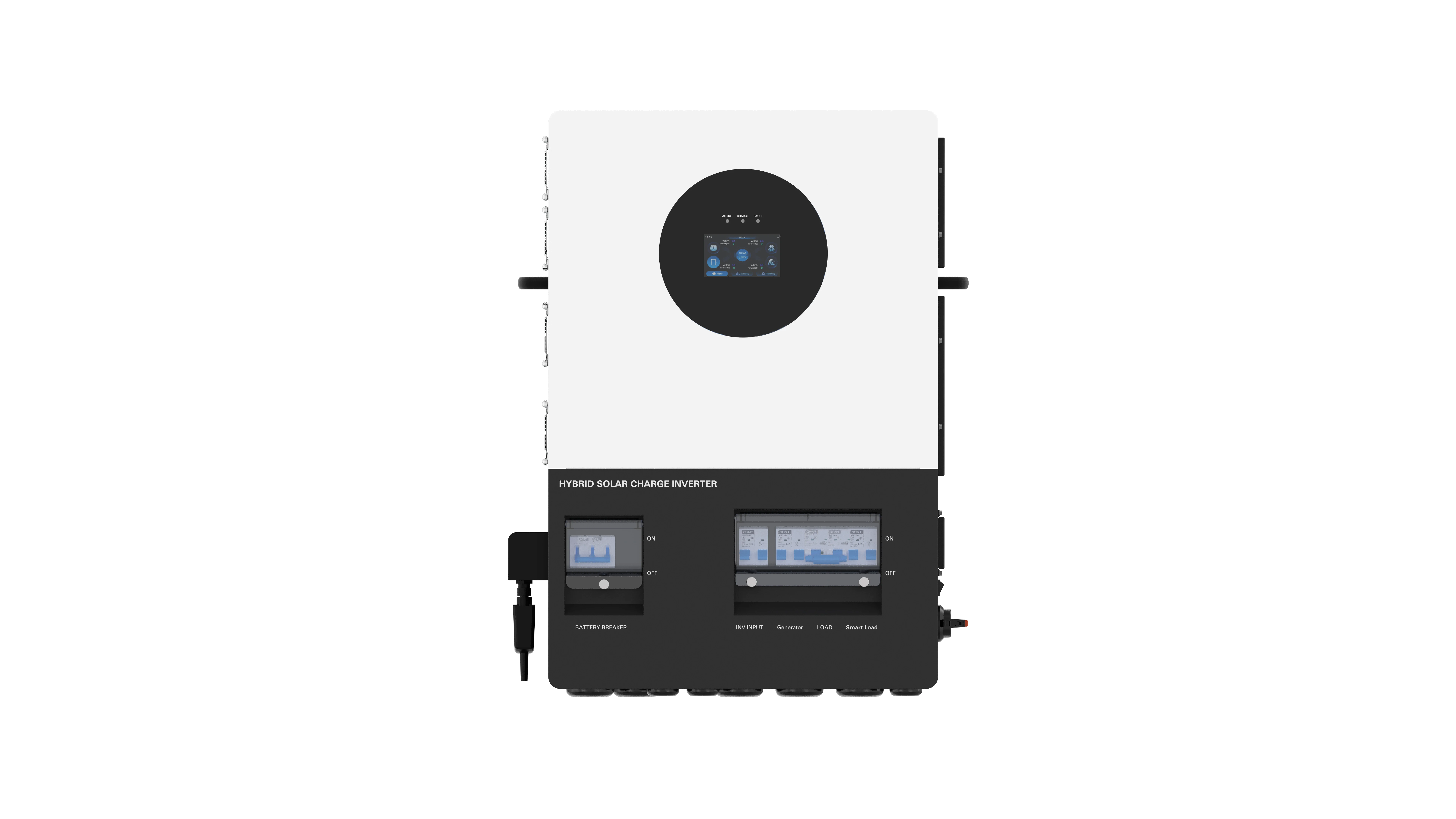 120V 240v 12KW Hybrid Inverter Split Phase GES48120M250 -500XP_Plus Inverter with Wifi and Circuit Breaker factory