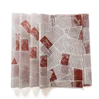 Paper Greaseproof Food Wrapper Wax Paper Packaging Wax Coated Paper Burger Wrapping