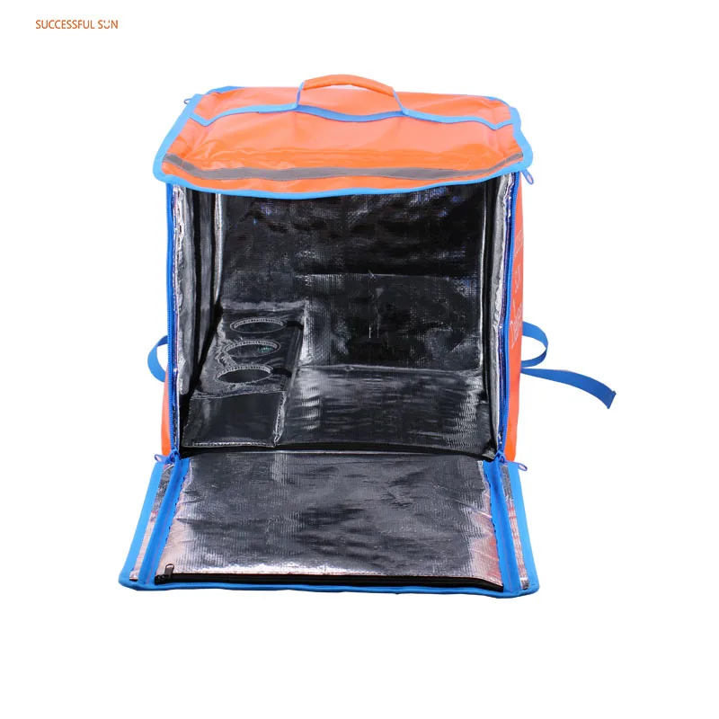 product customized logo waterproof thermal pizza delivery motorcycles bicycle food delivery bag-7