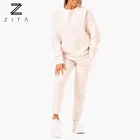 Sweat Suit Nice Oversize Pullover Boyfriend Sweatshirts Hoodie Custom Unisex Sweat Joggers Suit With Logo