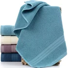 Jacquard Towels Luxury Orange Solid Color Custom Jacquard Logo Design Fluffy Terry Organic Family 100% Cotton Towels