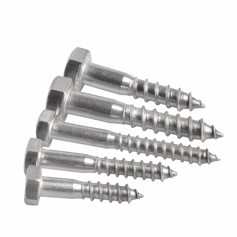 Coach Screws Lag Bolts A2 Stainless Steel DIN 571 