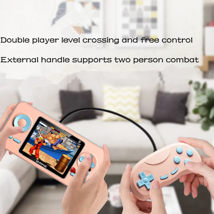 portable mini children retro classic built-in 520 in 1 Handheld game console for fc