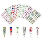 Charms 2020 Charms Nail Art Snake Brand Logo Self-adhesive Snake Pattern Nail Art Stickers
