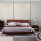 Furniture Beds Made In China Home Designer Furniture Bedroom King Size Leather Beds B-1888#