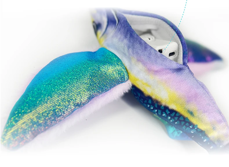New high quality colorful fish wings stirring cat toys sound pet toys Pet supplies supplier