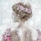 Vintage Artree Original Vintage Wall Art Bedroom Hotel Living Room Decor Handmade Women Nude Back Oil Paintings