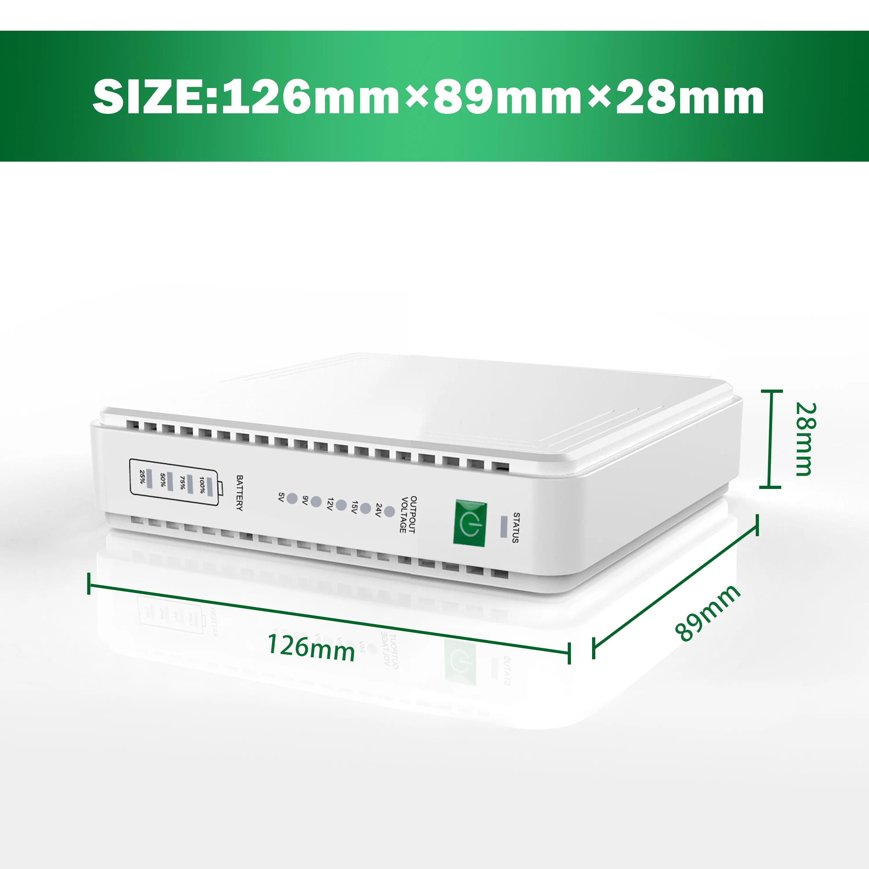 mini nobreak ups 5v 9v 9volt 12v 24v for wifi router power bank