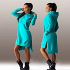Hoodies Hooded Sweatshirt Hoodie Women Fashion Long Sleeve Hoodies Hooded Dress Pullover Sweatshirt Coat