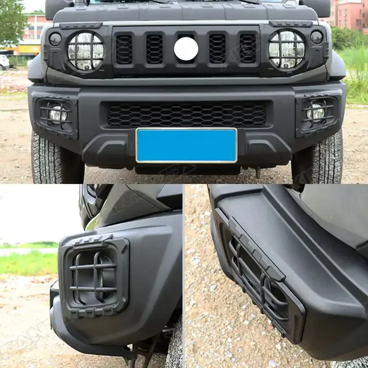 Jimny Jb Body Kit Door Door Abs Matte Black Fog Lamp