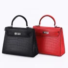 Handbag Ladies Wholesale Crocodile Leather Crossbody Handbag Leather Handbag Luxury For Ladies Classy Handbag