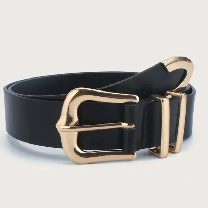 Pu Leather Belt Woman Luxury Ladies 