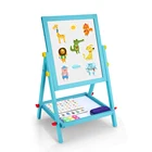Toy Writing Board Educational Toy Double-sided Children's Writing Board Foldable Painting Board And Game