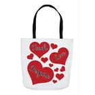 Bag Love Print Tote Bag Wholesale Women's Canvas Ladies Love Print Tote Bag
