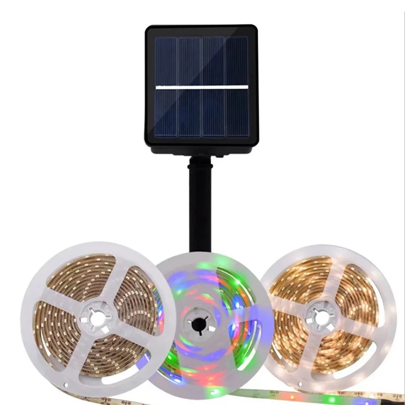 Wholesale 100 Cm To 500 Cm Solar Power 3 7v Smd 25 Rgb Led Light Strip Ip65 2700k Solar String Lights For Garden Buy Solar Power Light Strip Solar Power Led Strip Light