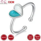 Set Ring Ring 925 Silver Original Custom New Model Set Woman 925 Sterling Jewelry Silver Ring