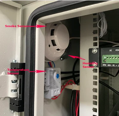IP55 Pole Mount Nema Telecom Enclosure Small Outdoor Cabinets 6U 9U 12U 15U 18U(图8)