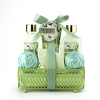 Toiletry Set Gift Bath Set Toiletry Wire Basket Caddy Donut Bath Bombs Gift Set
