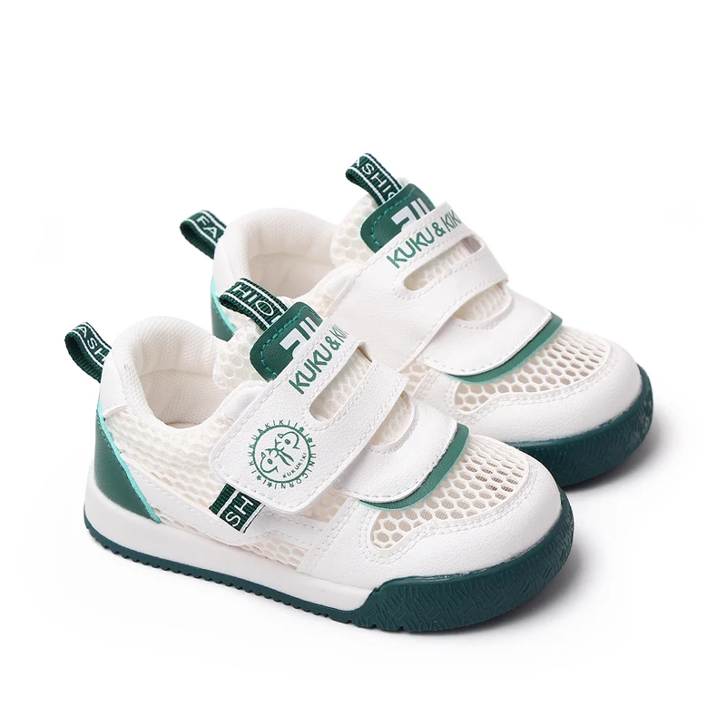 Spring and Summer Children's Sports Mesh Shoes Hollow Breathable Soft Sole Single Mesh Toddler Shoes manufacture