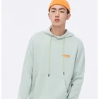 Hoodies High Quality Custom Embroidery Label Exquisite Pastel Unisex Solid Color Long Sleeve Hoodies