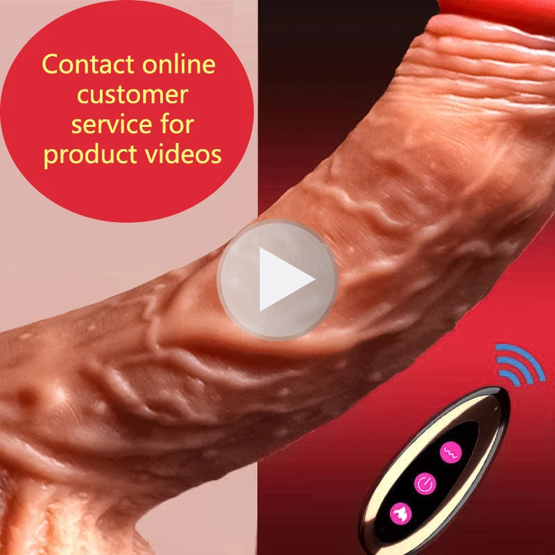 Dildos Sex Toys Heating Dick Remote Control Penis Vibrators Telescopic