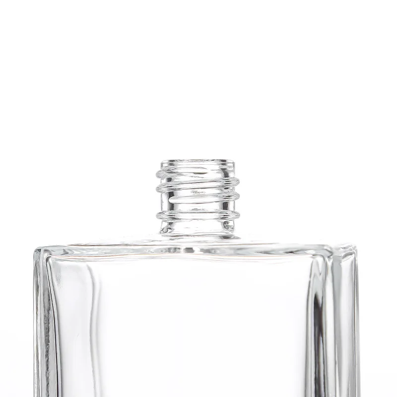 Hot Sales Custom Cosmetic Empty Square Perfume Refillable Bottle 30ml CustomPump Spray Perfume Glass Bottle