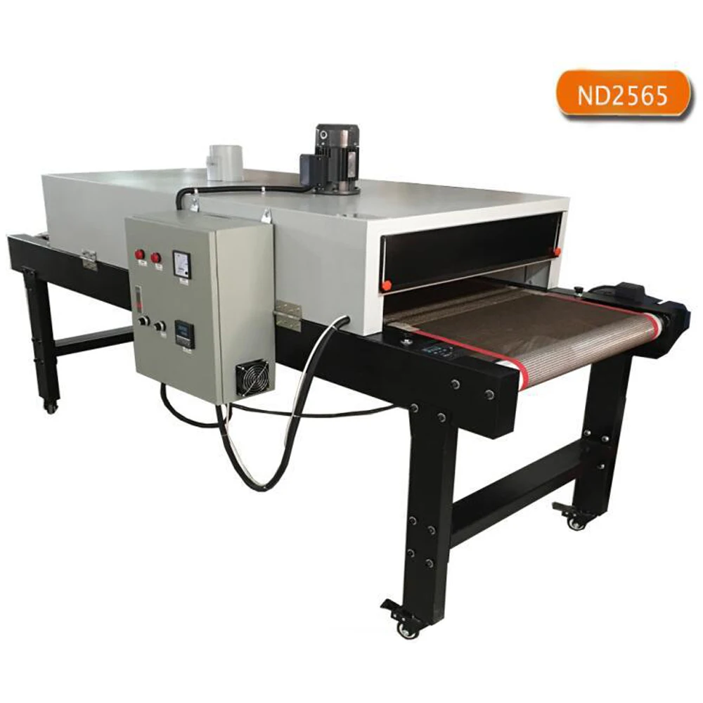 product dgruida 10 color 10 station manual full set screen printing machine equipment nd2565 tunnel dryer machine-3