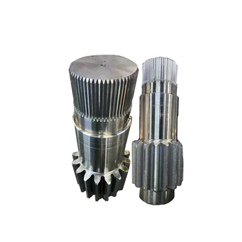 ISO 9001 LYHGB Factory direct sales large gear shaft steel gear shaft high precise spline gear shaft