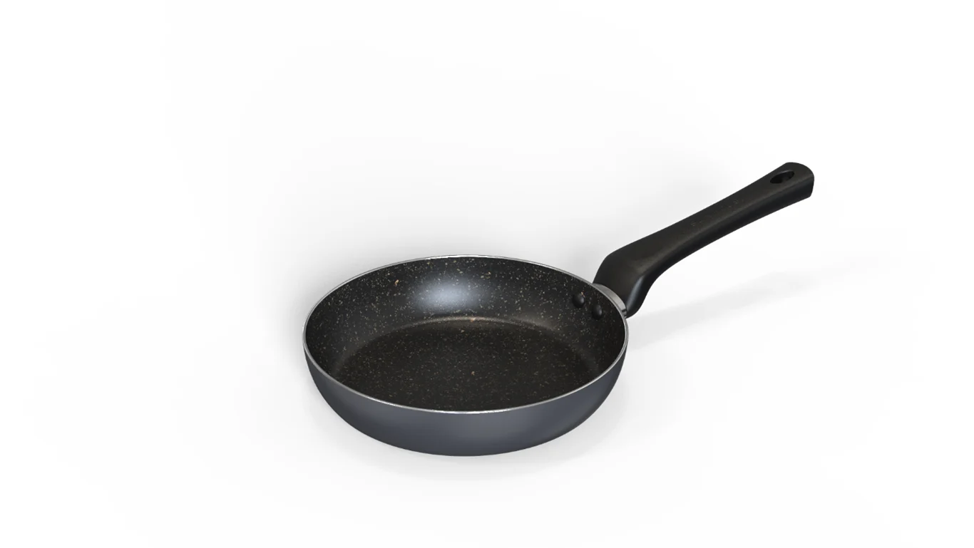 Pressed Aluminum Fry Pan Vietnam Factory Buy Marble Coating Frying Pan Household Items