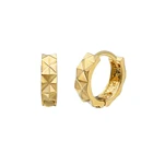 Heart Stud Earrings Earringsheart Stud Women Earrings Fashion 14k Gold Plated Iced Out Cz Women Heart Stud Earrings