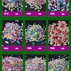 Star Pink Bulk 500g Per Bag Polymer Clay Star Pink Watermelon Slices Sprinkles For Slime / Nail Art / Crafts