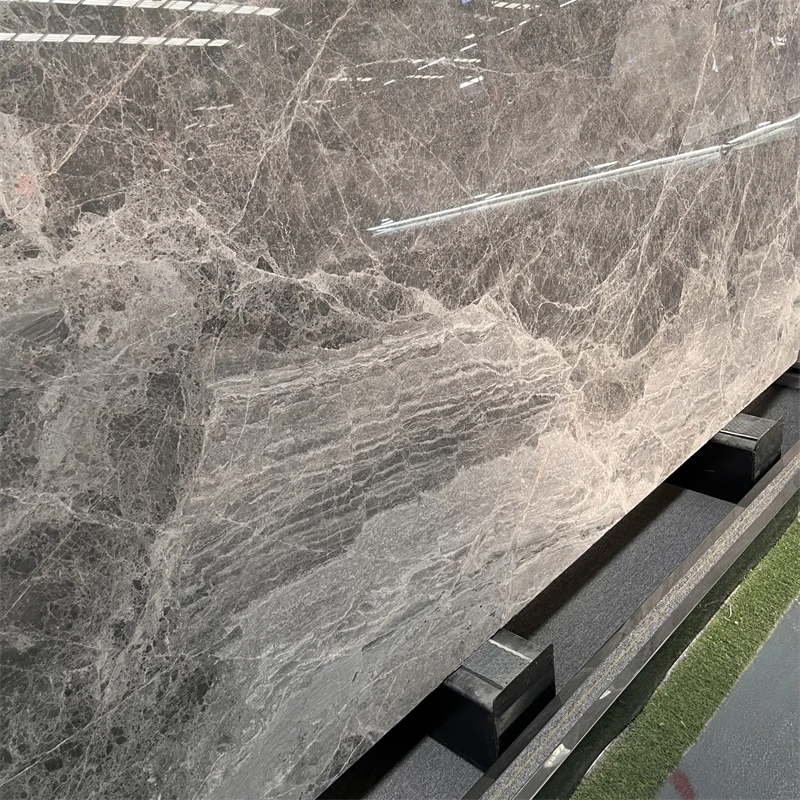 product customized polished serbia grey marble tile for bathroom wall and floor grey marble hotel lobby floor tiles-2