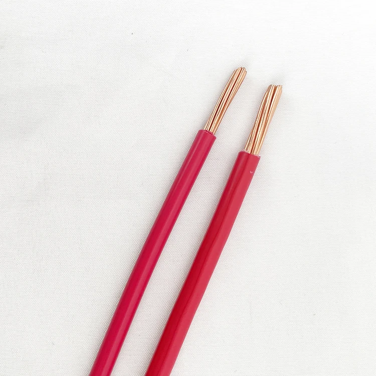 1 * 0.75毫米 ~ 6毫米无卤低烟电线阻燃电线单芯铜交联聚烯烃绝缘