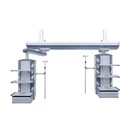 medical surgical bridge pendant icu ceiling pendant system