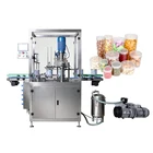 Aluminum Can Machine Automatic Tuna Plastic PET / Aluminum / Tin Can Packaging Sealer Machine Price For Sale