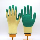 Non Slip Gloves Non Slip Gloves Non Slip String Knit Cotton Latex High Quality Green Grip Gloves