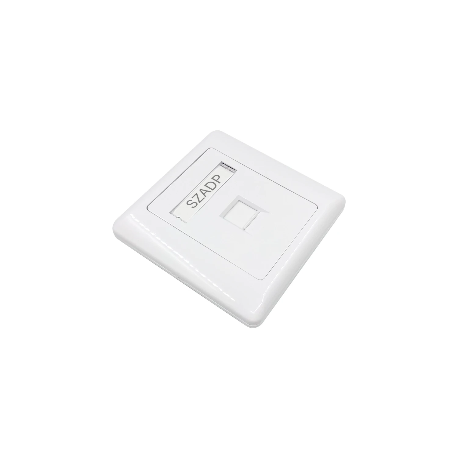 四端口面板86 * 86毫米网络壁板类型面板1/2/4端口rj45/rj11面板86毫米rj45信息