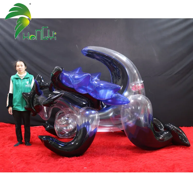 Ride Hongyi Transparent Pvc Dragon Inflation Anime Cartoon Inflatable