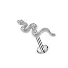 Piercing Ear Piercing Design 16g Body Piercing Jewellery Internally Thread Snake Ear Cartilage Helix Labret Lip Ring