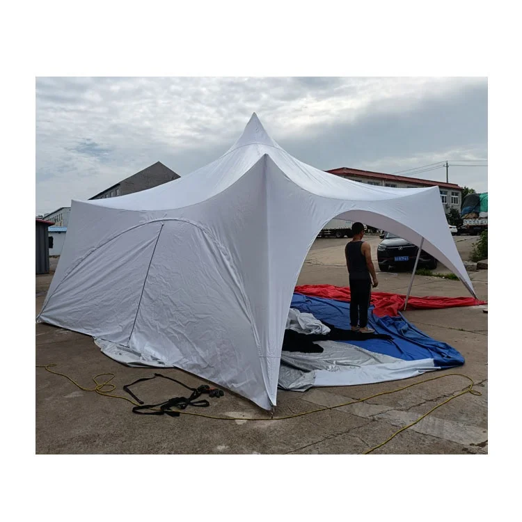 Customized size outdoor PVC vinyl tarpaulin 6m x 6m marquee capri tent for sale