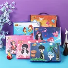 School High Quality 86 Pcs Set 24 Colors Marker Pen Children Drawing Gift Kawaii School Supplies Stationery Set