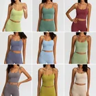Tank Top Women Sling Workout Tank Top Slim Strap Beauty Back Yoga Top Gym Clothing Tank Top