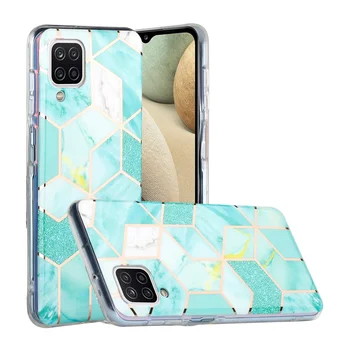 Newest Style Slim Geometric IMD Mobile Phone Cases for Samsung Galaxy A12 A32 Custom Back Cover for Samsung A42 5G
