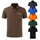 Polo Shirts Polo Custom Polyester Or Cotton Embroidery Printing Logo Mens Plain Polo Shirts