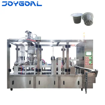 Welcome to view new automatic K cup coffee filling machine and sealing machine safe and reliable