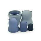 Toy Silicone Doll Silicone Toy Supplier Custom Silicone Doll Set Cat Cute Russian Matryoshka Baby Toy