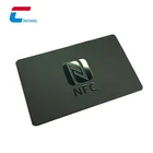 Blank Black Card Plain Blank Matte Black Ntag216 Nfc Business Card