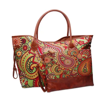 Retro Native Set of 2 Shoulder Bag European American Hot-selling Large-capacity Tote Bag Fashionable All-match Lady Handbag
